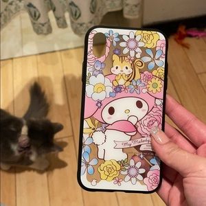 iPhone XR My Melody Rabbit Bunny Glass Case